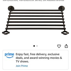 Oil Rubbed Bronze Wall Rack